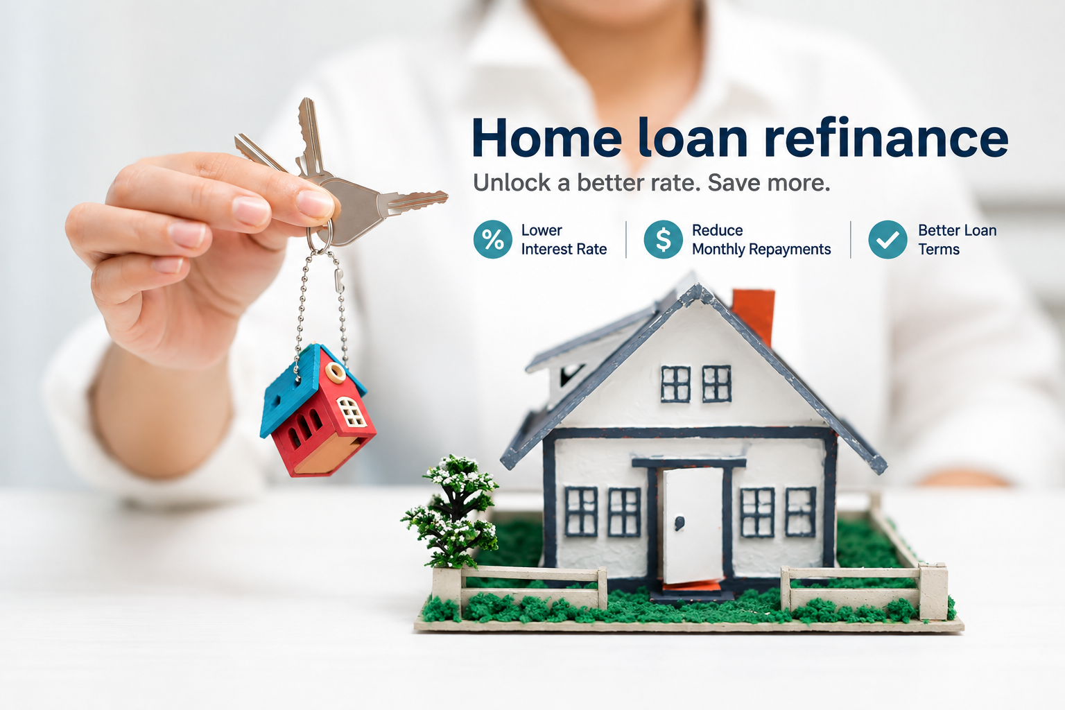 Refinance home loan Australia 2026 — homeowner reviewing loan options