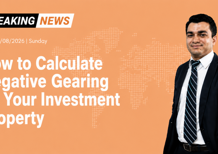 Calculate negative gearing Australia 2026